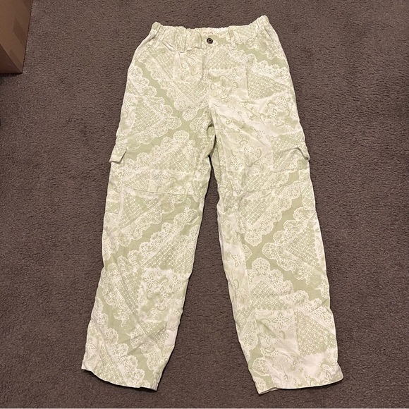 Anthropologie Pilcro Linen Blend Cargo Pants - Picture 6 of 8